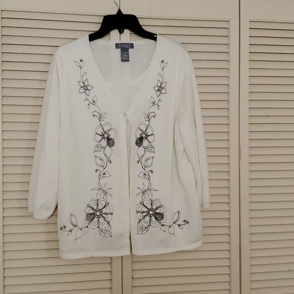 - Koret Woman 1X layered Cardigan - Picture 1 of 8